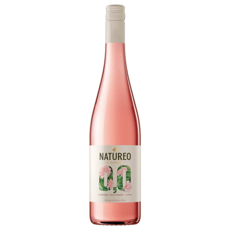 Natureo Rosado vino sin alcohol rosado