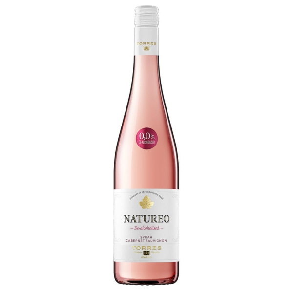 Natureo vino rosado sin alcohol
