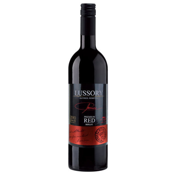 Lussory vino tinto sin alcohol Merlot Premium Red