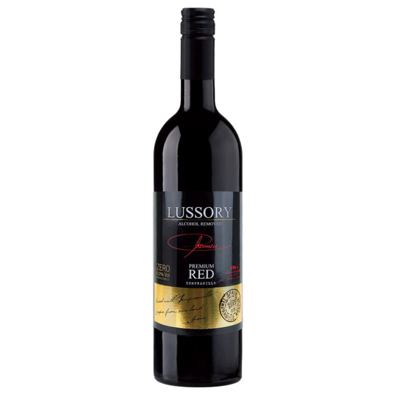 Lussory vi negre sense alcohol Tempranillo Premium Red