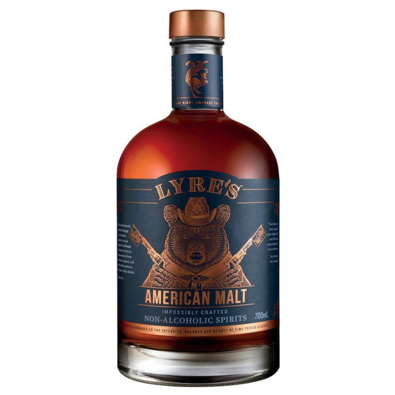 Lyre's American Malt whisky sin alcohol bourbon sin alcohol