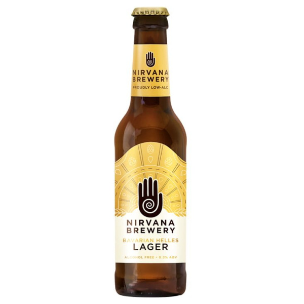Nirvana Bavarian Helles Lager non-alcoholic beer craft