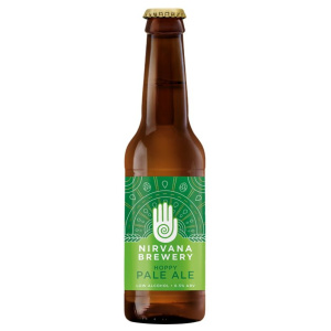 Alcohol-free craft beer bottle Nirvana Brewery Hoppy Pale Ale