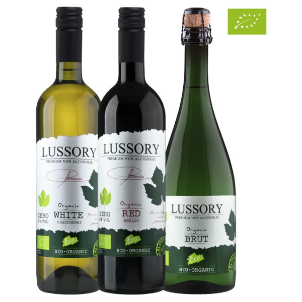 Lussory Organic non-alcoholic wines pack