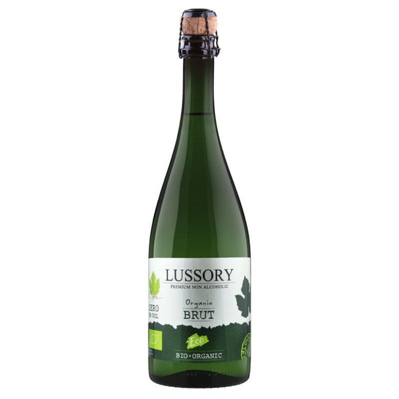 Lussory Organic Brut vino espumoso sin alcohol orgánico