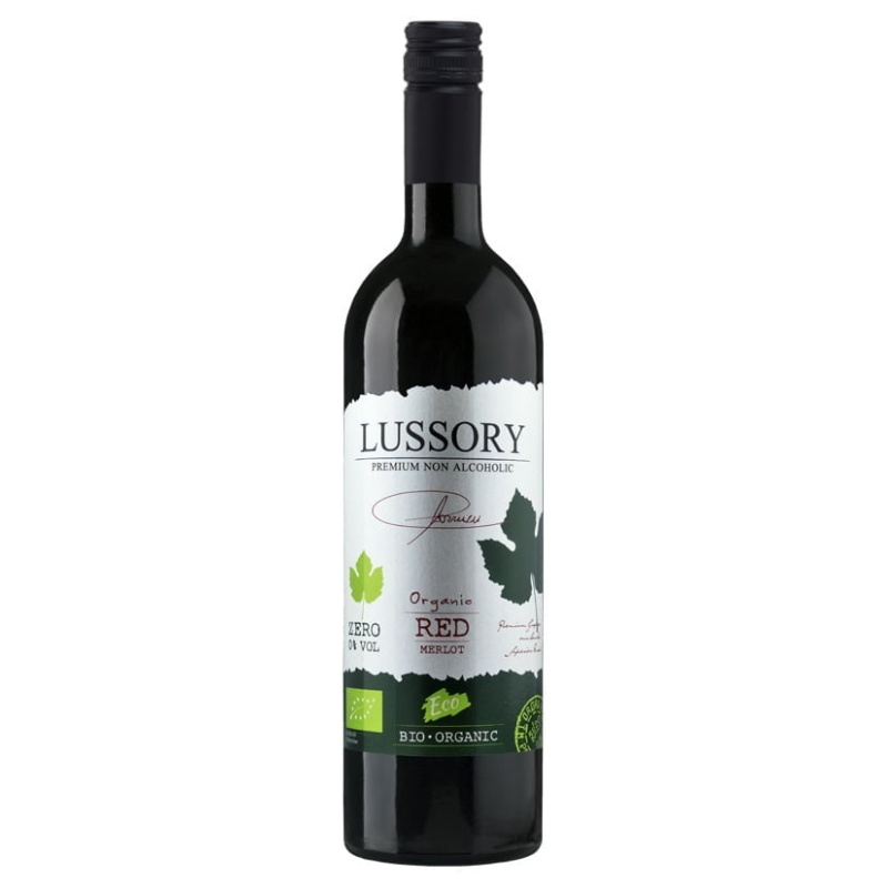 Lussory Organic vino tinto sin alcohol