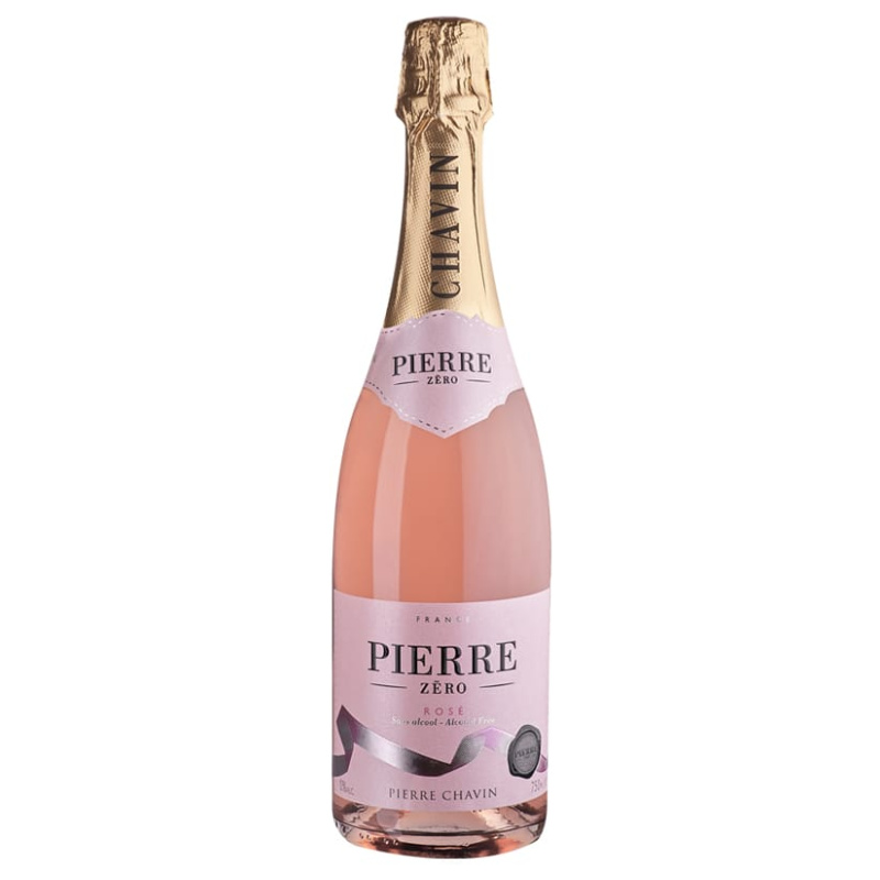 Pierre Zero Sparkling Rosé vino espumoso sin alcohol francés