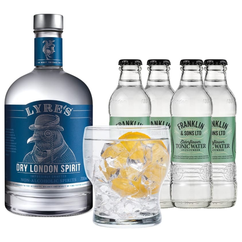 gin tonic coctel sense alcohol Lyre's
