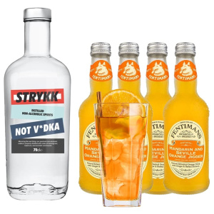 vodka taronja coctel amb vodka sense alcohol