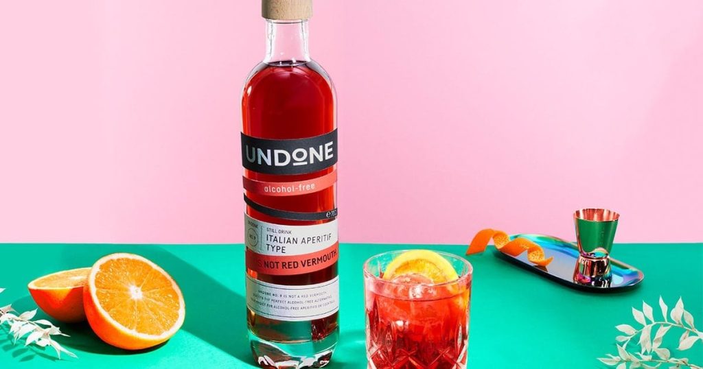undone alcohol-free vermouth cocktail