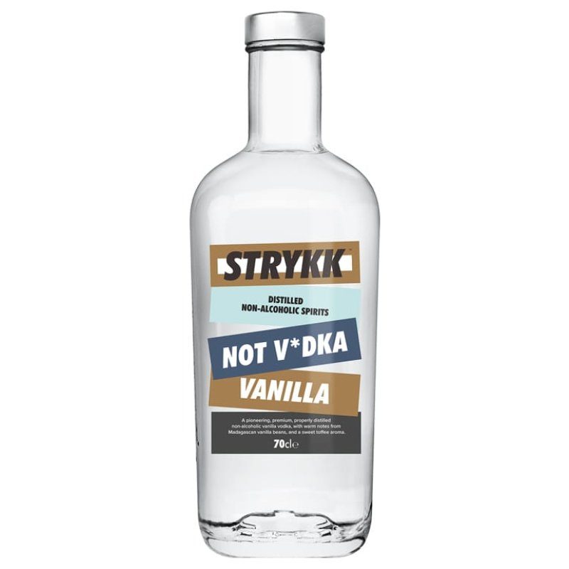 vodka sin alcohol sabor vainilla Strykk Not Vodka Vanilla