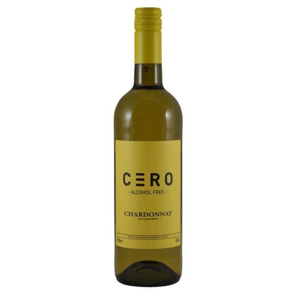 Cero Chardonnay vino sin alcohol blanco