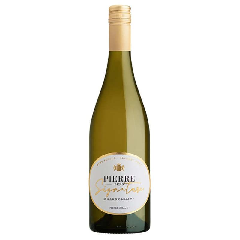 Pierre Zero Signature vino blanco sin alcohol Chardonnay