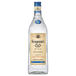 Seagram's 0,0 ginebra sense alcohol