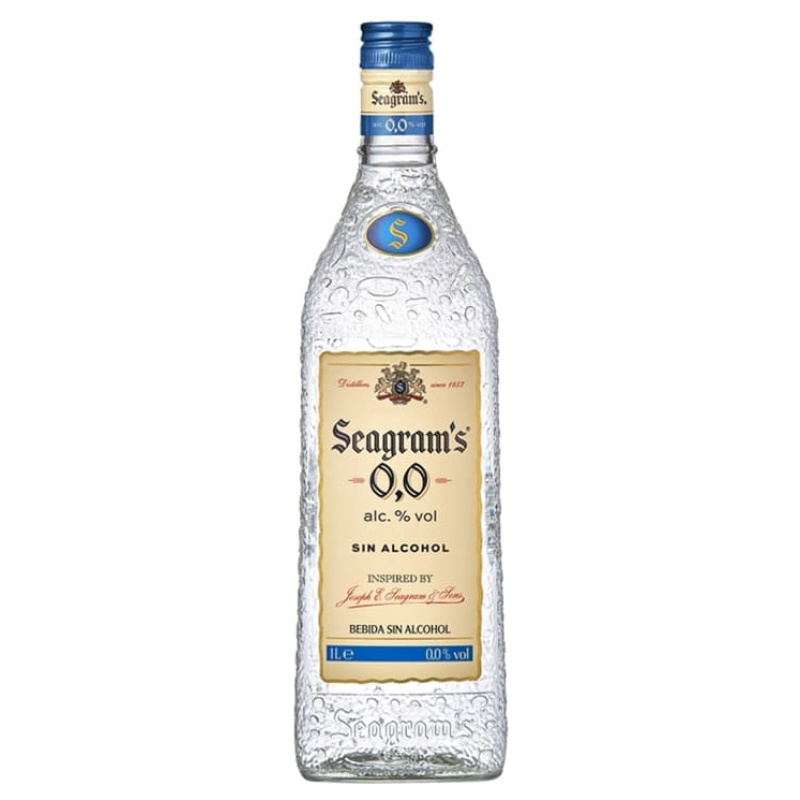 Seagram's 0,0 ginebra sense alcohol
