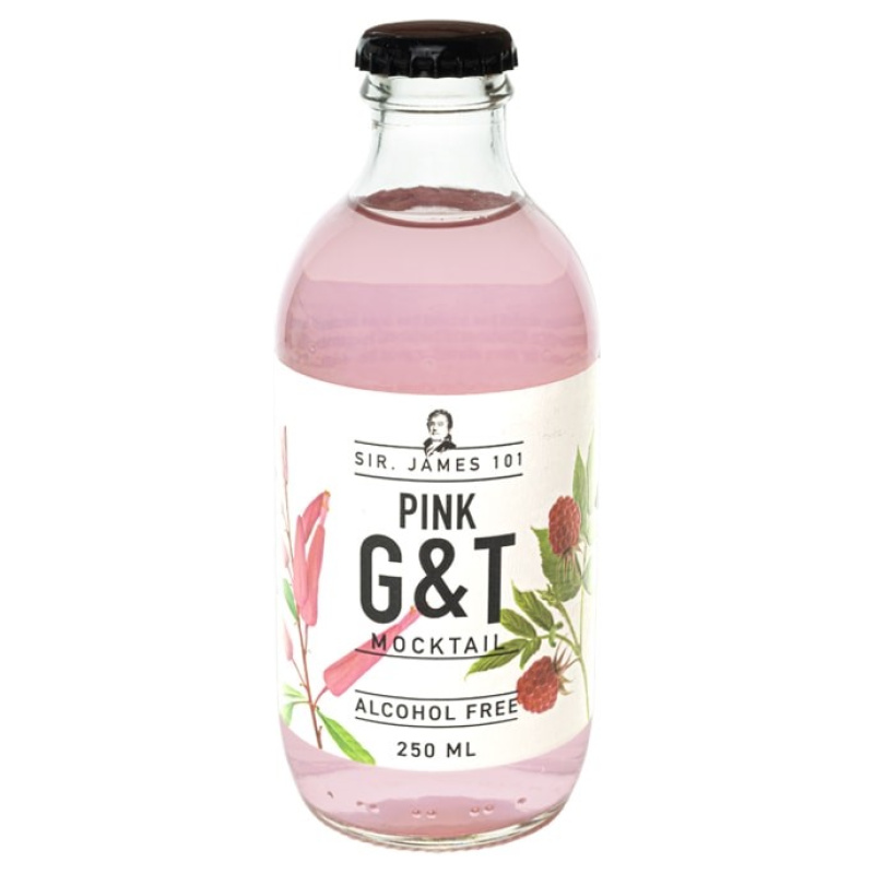 sir james 101 pink gin tonic sin alcohol rosa bebida sin alcohol