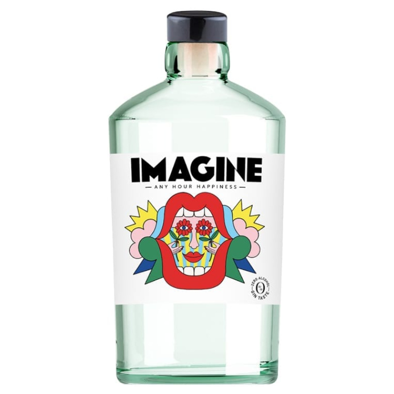 Imagine ginebra sin alcohol italiania