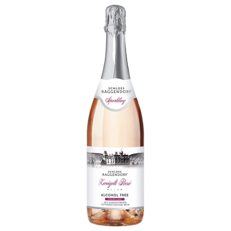 alcohol free sparkling rosé wine Schloss Raggendorf Zweigelt Rosé