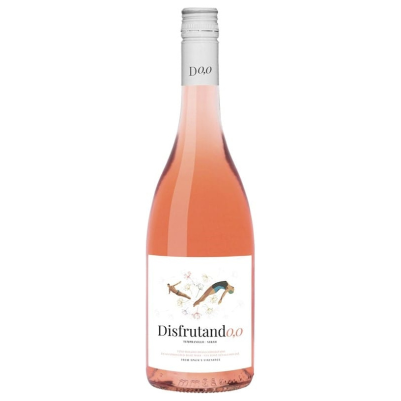 Disfrutando 00 non alcoholic rosé wine