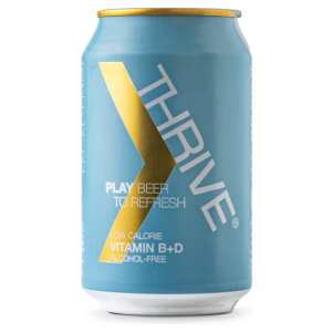 Thrive Play non alcoholic IPA beer with vitamins for sports can