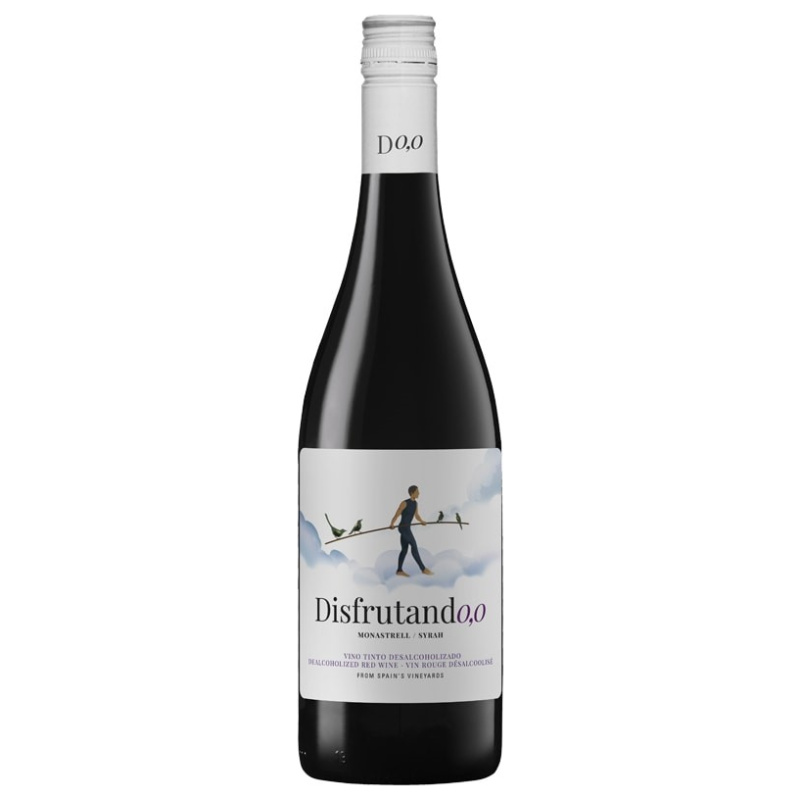 Disfrutando 0,0 non-alcoholic red wine