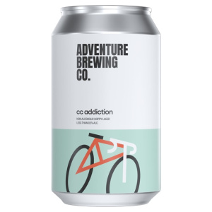 Adventure Brewing CC Addiction Hoppy Lager non-alcoholic beer