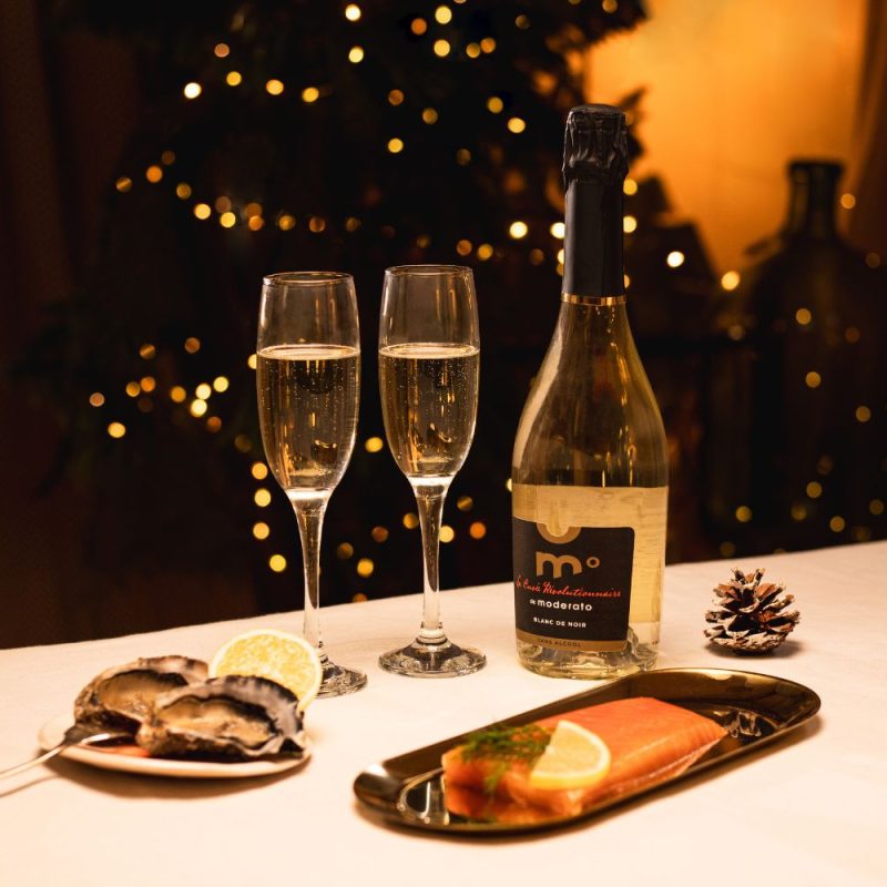 Brindis sin alcohol con vinos espumosos sin Navidad