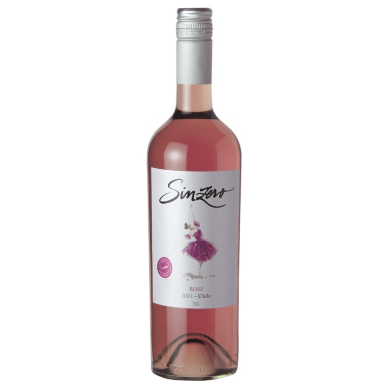 Sinzero Rosé vino rosado sin alcohol chileno