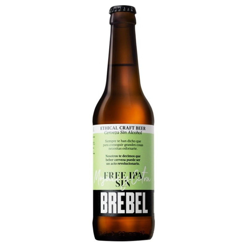 Brebel Free IPA non-alcoholic and gluten-free IPA beer