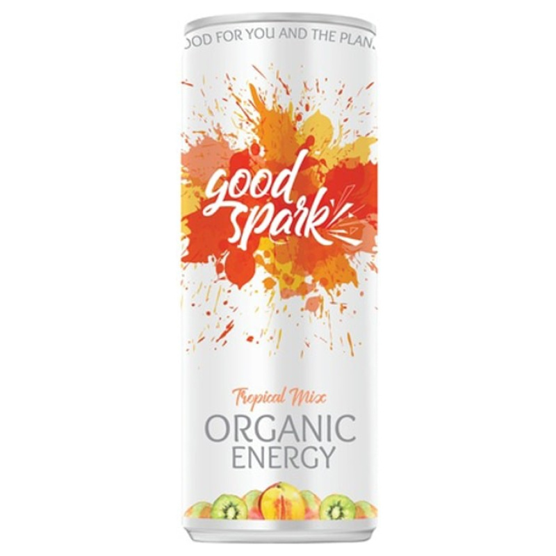 Good Spark Tropical Mix organic energy drink mango alcohol-free