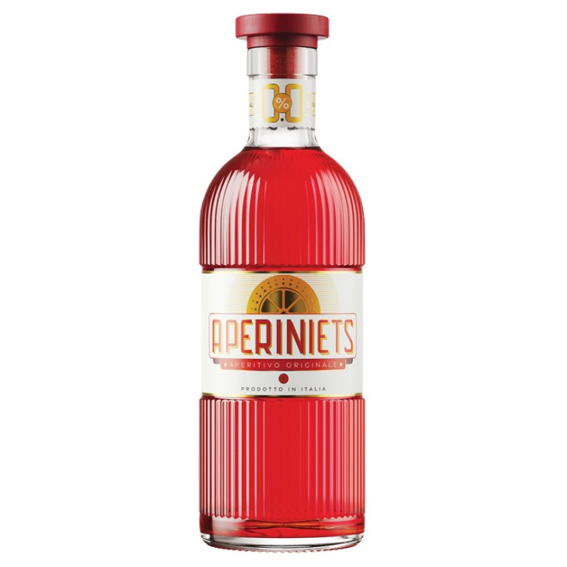 Aperiniets aperitiu vermell sense alcohol italià