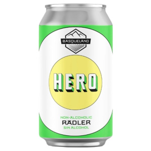 Hero Radler cerveza sin alcohol con limón artesana