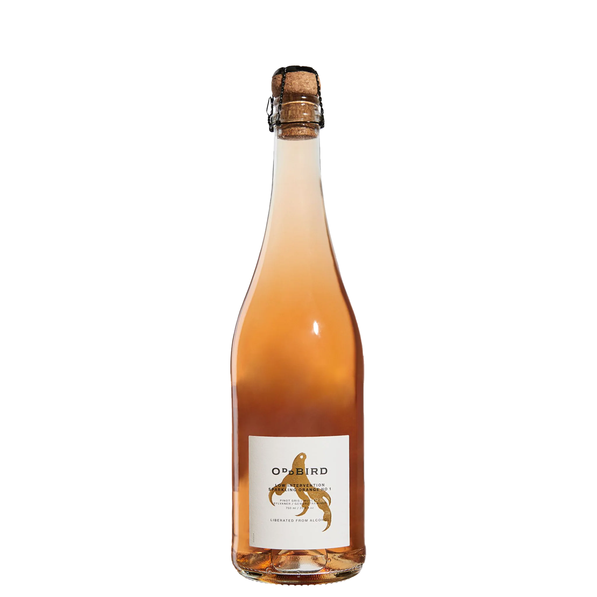 Oddbird Low Intervention Sparkling Orange Nº1 - Alcohol Free Sparkling Wine