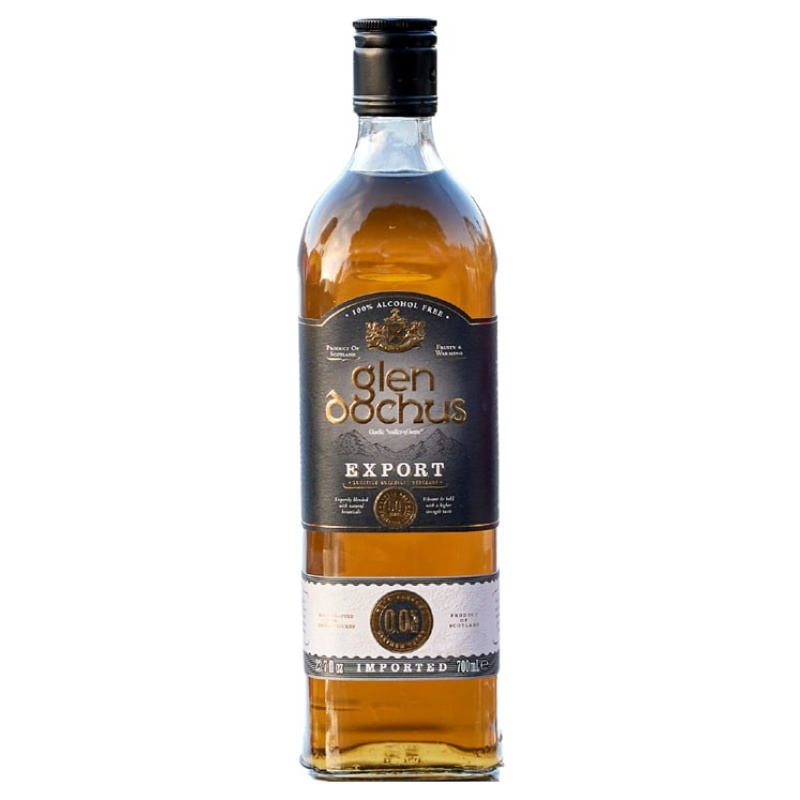 Glen Dochus export blend whisky sin alcohol